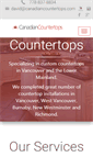 Mobile Screenshot of canadiancountertops.com